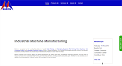 Desktop Screenshot of marionmanufacturing.com